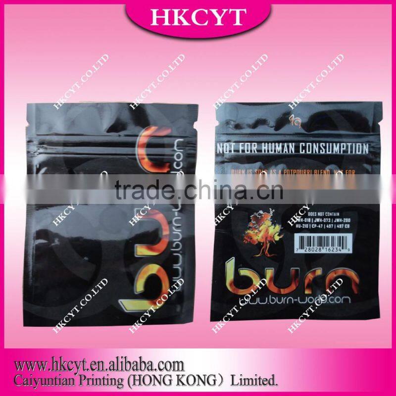 plastic rolling tobacco pouch/ tobacco pouch/Tobacco pouch with zipper
