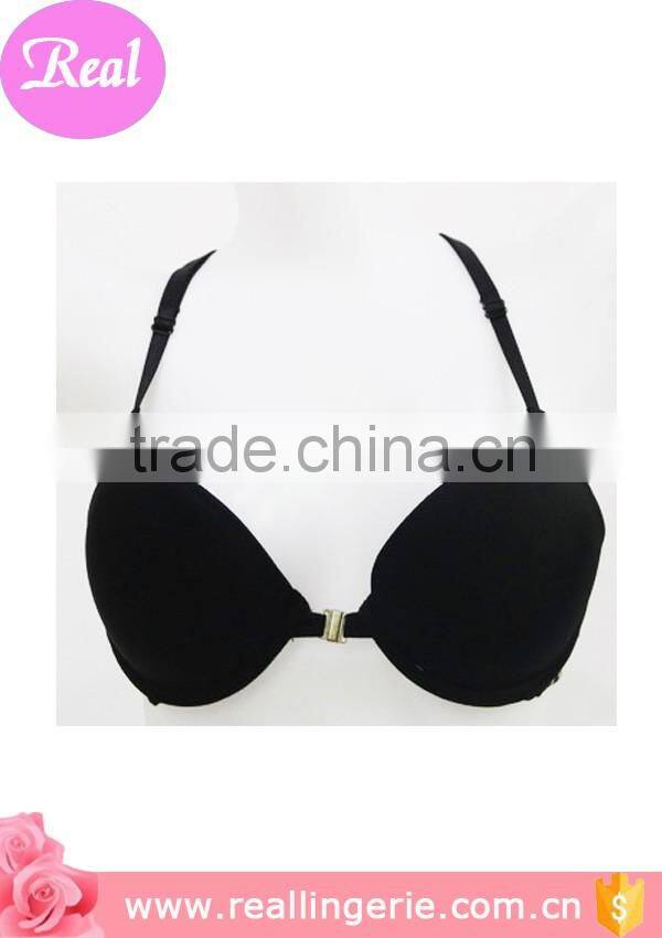 hot lace push up bra for women,front closure sexy lace bra pads