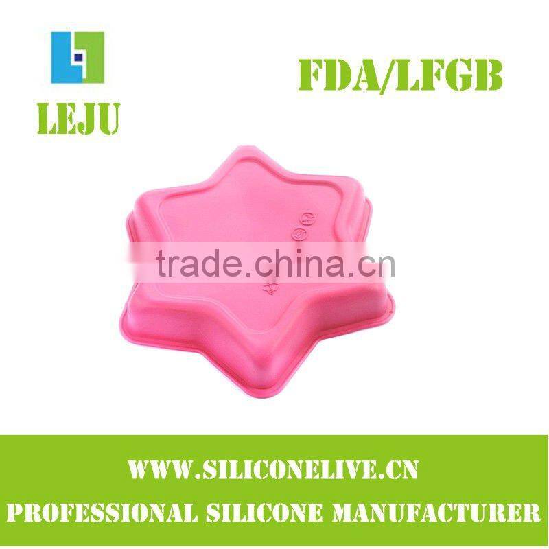star shape silicone baking mould