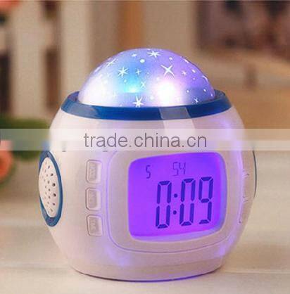 alarm clock sky led kid alarm clock projector star projector weather digital light