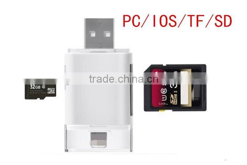 iReader OTG Micro USB 2.0 TF SD Card Reader, 2-in-1 USB 2.0 to Micro USB OTG SD TF Memory Mobile Card Reader