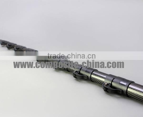 High Modulus carbon fiber antenna mast,telescopic marine mast ,TV antenna mast pole