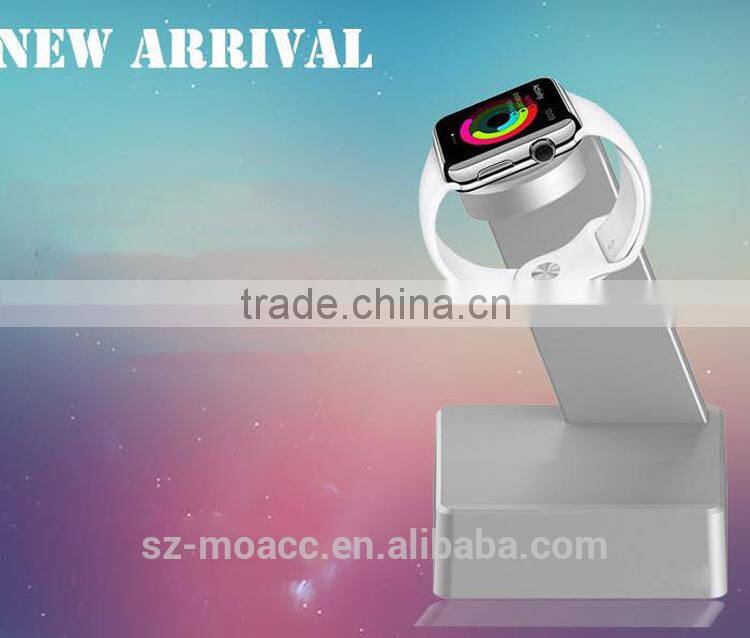 Hot selling electroplating pc Charger Stand for Apple Watch