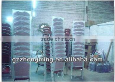 Modern Fabric Stacking Banquet Hotel Chair Hotel Chairs Furniture/Steel Frame Cheap Banquet Chair D-001