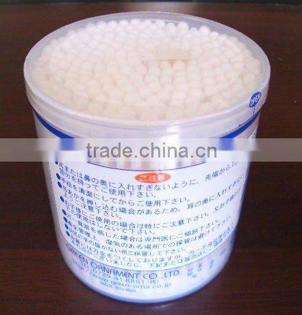 cotton bud in plastic jar new design2014