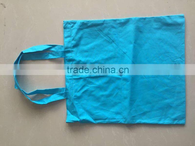 blue cotton bag