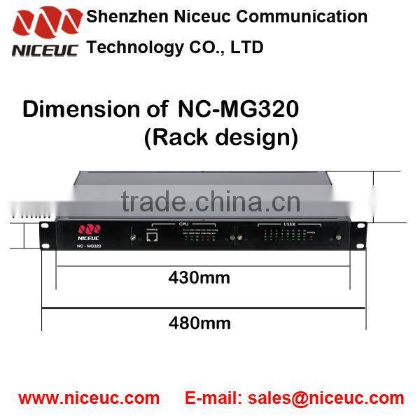 16,24,32 fxs fxo port VOIP gateway to SIP