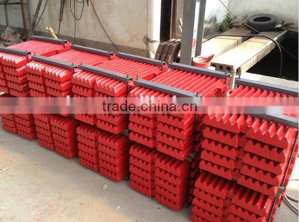 High Manganese Steel Casting Jaw Plate for Jaw Crusher Parts