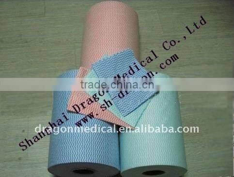 spunlace roll, dipping non-woven
