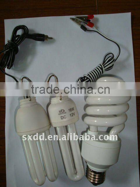 DC 12V Half Spiral energy saving lamp