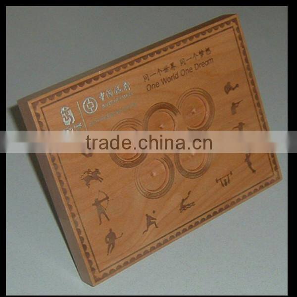 Top quality real wood coin display box