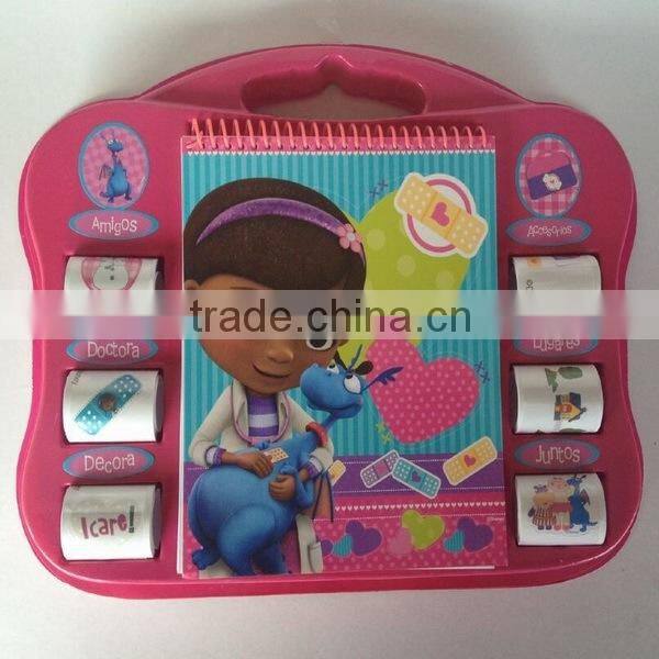 temporary hologram vinyl cartoon sticker paper