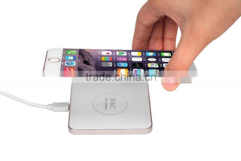 High Efficiency Qi Wireless Charger Station for samsung s6,s6 edge and s6 edge plus
