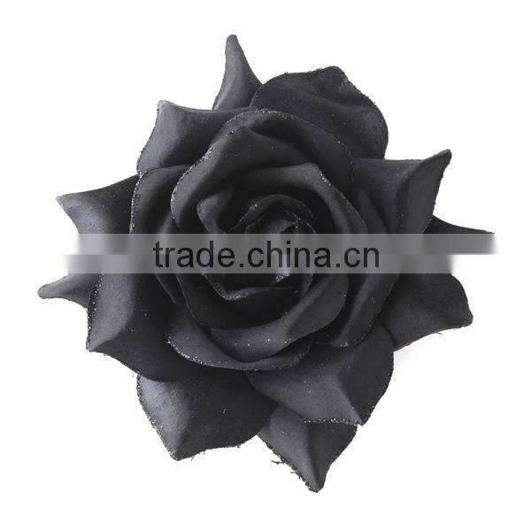 Charming Black Flower Bridal Hair Comb Wedding Hair Accessories