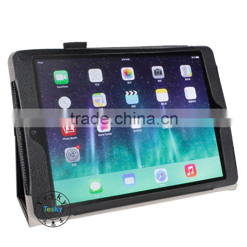 business style shockproof wallet leather case for ipad air 2 case
