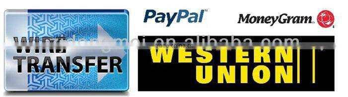 elliptical orange with black printing self-adhesive sticker for glass