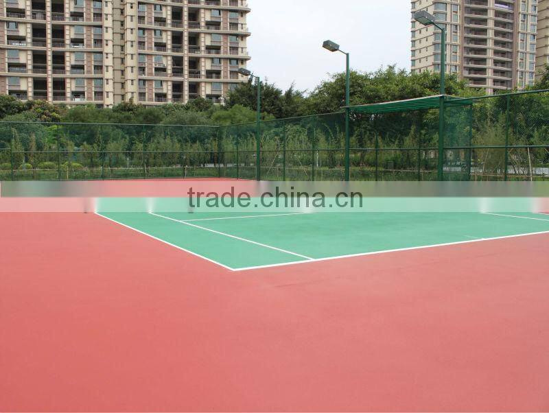 Silicon PU material basketball court floor