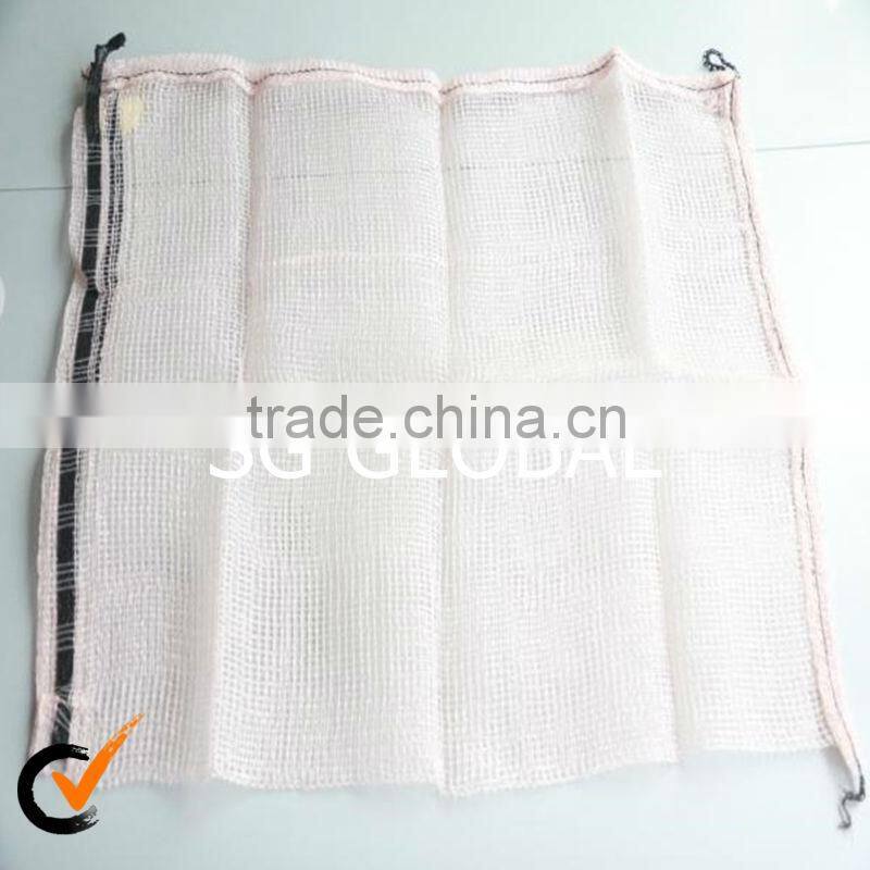 Plastic net bags for firewood