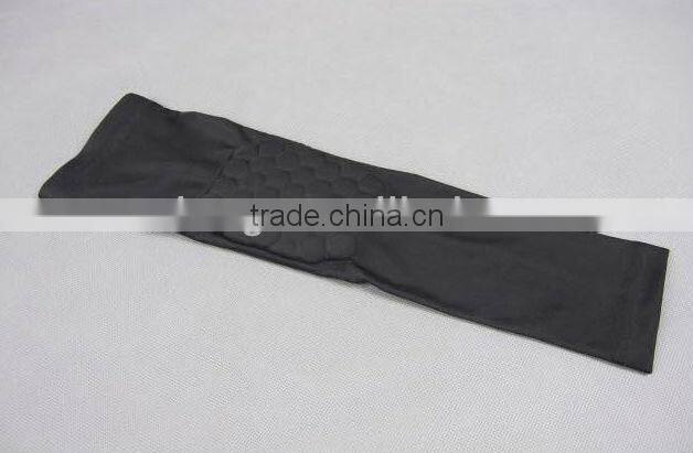 sports anti-collision basketball long arm support honeycomb elbow pads wristbands high antiskid support -12