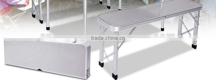 Camping portable aluminum foldable picnic table and chairs