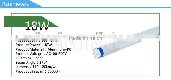 New Design LED T8 1200mm 18W LED Rotatable Tube Light