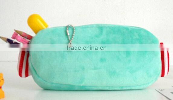 Kawaii Animal Soft Plush Pencil Case Korean Cute Stationery Bag