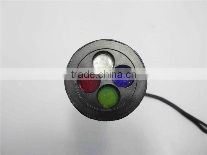 Onlystar GS-9442 multi color filter emergency worklight signal rgb led flashlight