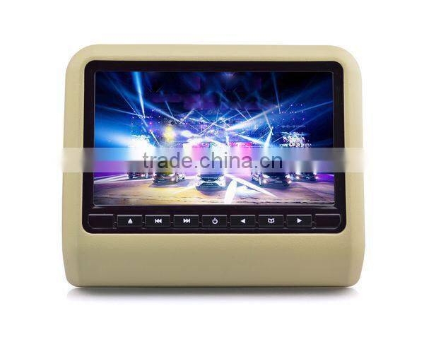 Chelong Biggest Discount 9" INNOLUX New Digital LCD Screen Car Headrest high quality headrest dvd