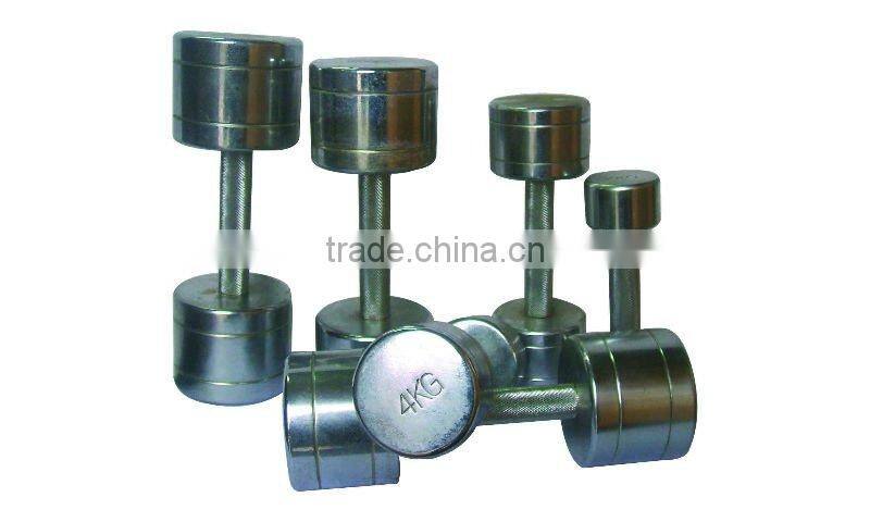 chromed dumbbell chrome dumbbell