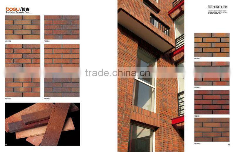 115x600mm exterior cladding brick face panels