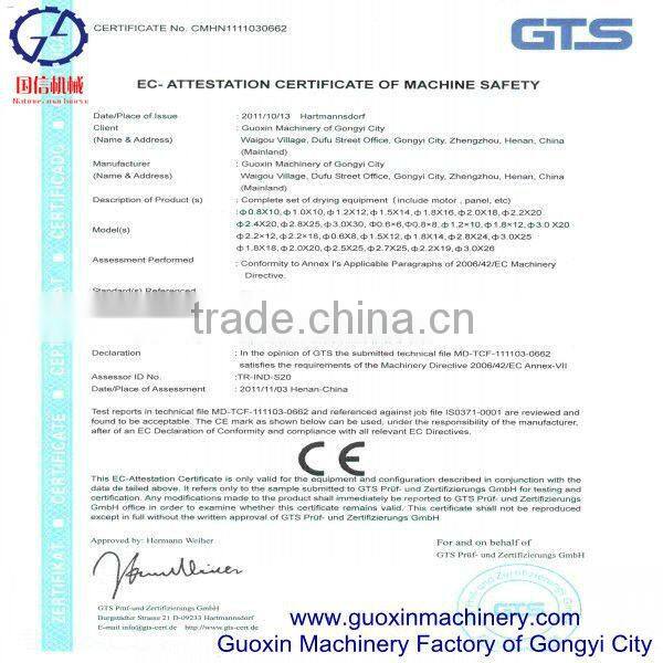 CE approved professional manufacturer of dryer for sawdust biomass with best service