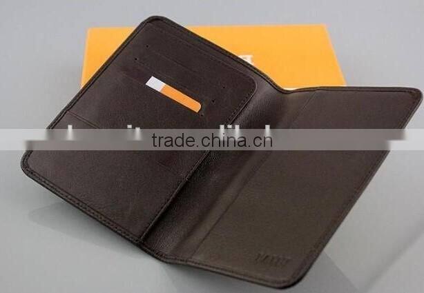 top quality business genuine leather passport holder