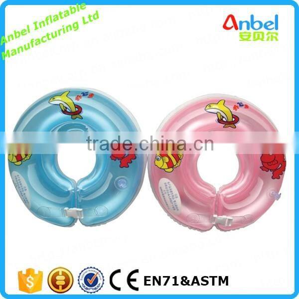Swimming Protection Water Fun Inflatable Swim Trainer Baby Neck Ring with Handles