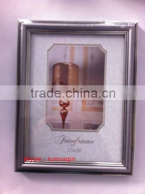 Cheap A4 size wall mounted document holder ps moulding plastic photo picture frame