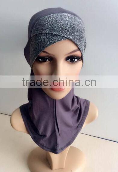 C070 new style cross ninja inner underscarf with shiny front