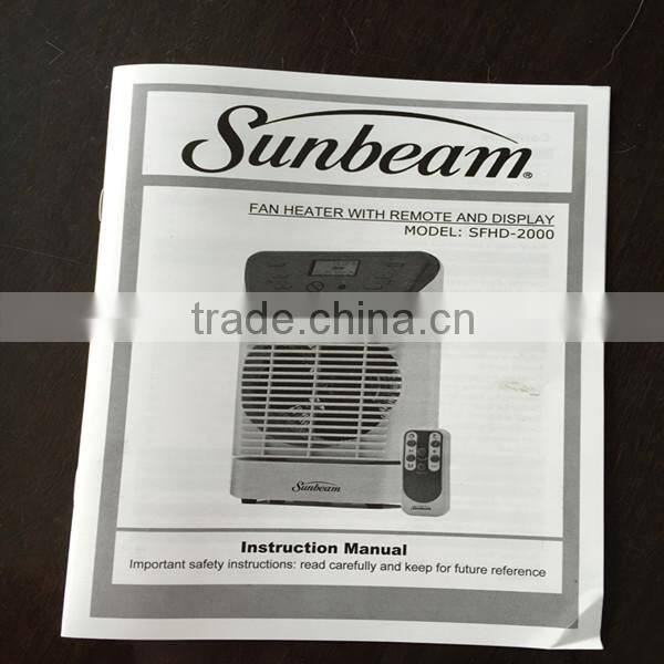LCD display fan heater new plastic