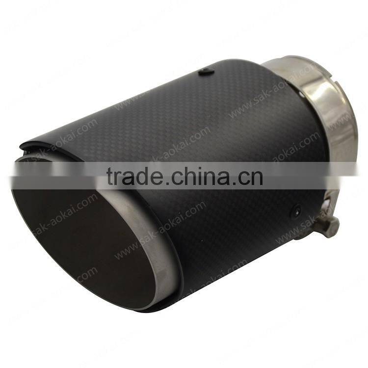 carbon fiber muffler tip cat-back exhaust pipe tip