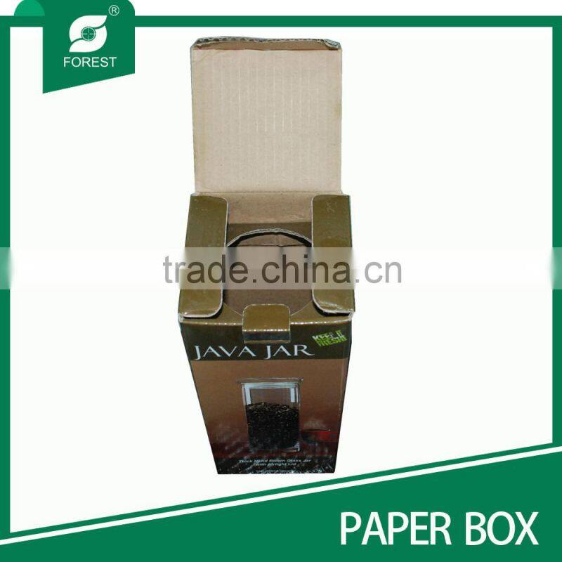 COLOR CORRUGATED BOX FOR GLASS BOTTLE OR CONTAINER