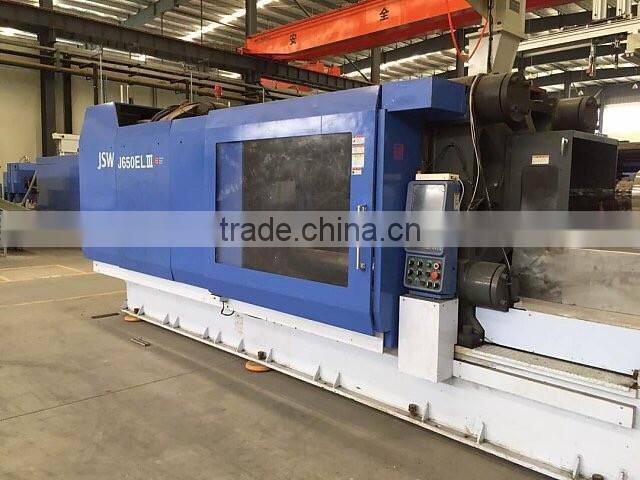 used all electric Japanese plastic mould machine JSW 650T