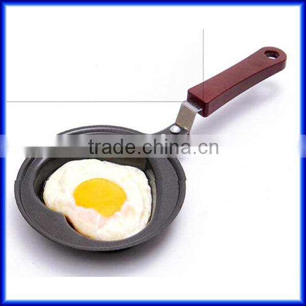 Cheap omelette frying pan heart shaped mini non-stick egg frying pan