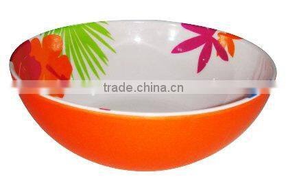 Hot sale melamine indoor decoration cup and saucer flowering pot