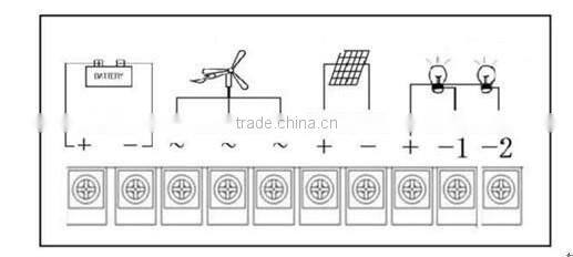 600w 24v Wind Solar Hybrid Charge Controller