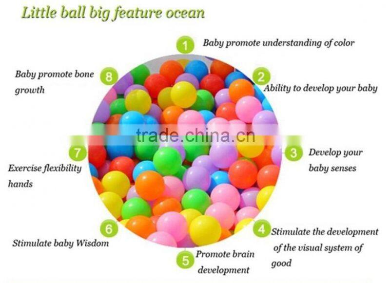Hot Selling Baby Ball Pit Balls Plastic Ocean Ball Pool Color Mixi Ball Pool For Kids Swimming Pool