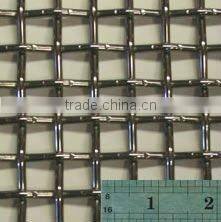 plain woven stainless steel crimped woven wire mesh factory