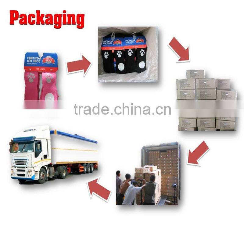 S8 new design cotton checks knitted dog socks