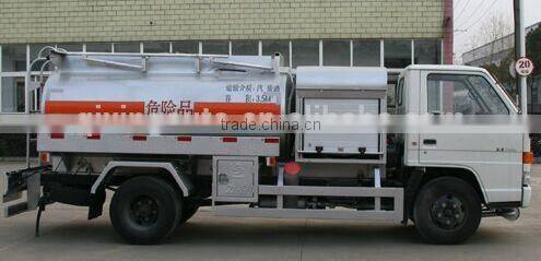 China Direct Factory Aluminum Alloy fuel full tank truck 9Tons