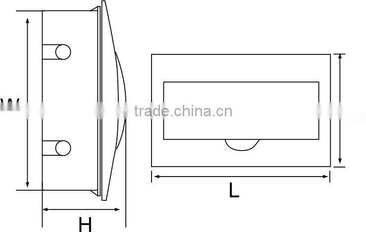 TSM series(Flush) transparent cover distribution box