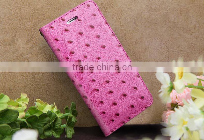 Sexy Purple Mobile Phone Case Wallet Leather Case With Card Slots For iPhone 6