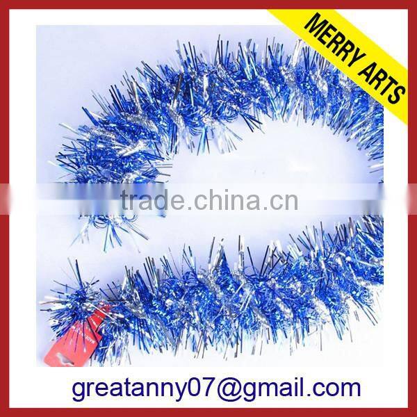 Christmas tree pattern decorated 2015 wholesale tinsel garland
