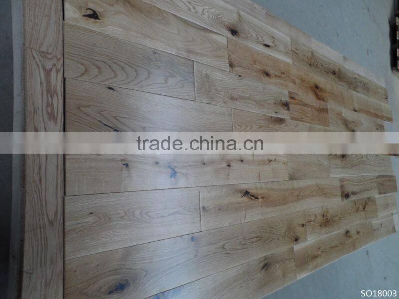 New Design Click Oak Solid wood Flooring